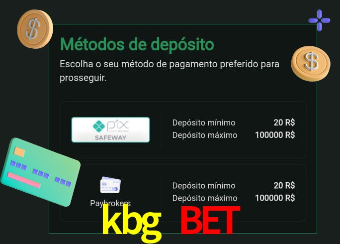 O cassino kbg bet oferece uma grande variedade de métodos de pagamento