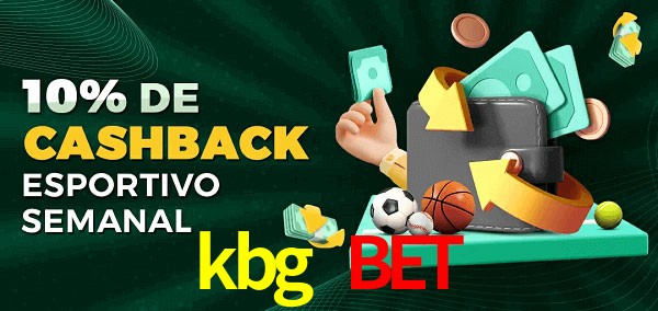 10% de bônus de cashback na kbg bet