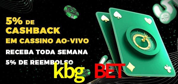 Promoções do cassino ao Vivo kbg bet